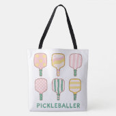 Pickleballer Accessories Tote Bag (Devant)