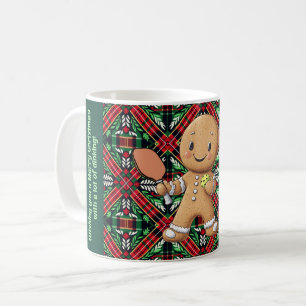 Pickleball🎄Gingerbread Dink Koffiemok