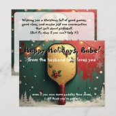 Pickleball🎅Paddles Before Presents Feestdagenkaart (Voorkant / Achterkant)