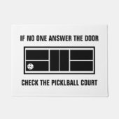 Pickleballveld Deurmat (Voorkant)