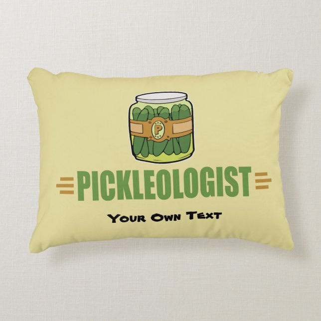 PICKLEOLOGIST Funny Pickle Lovers Decoratief Kussen (Voorkant)