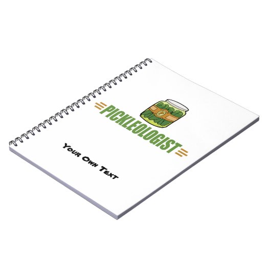 PICKLEOLOGIST Funny Pickle Lovers Notitieboek (Linkerzijde)