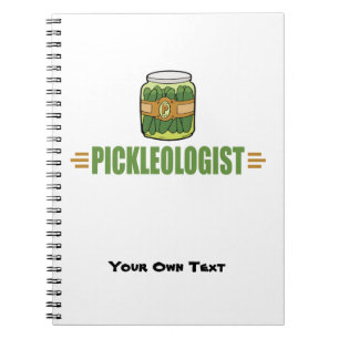 PICKLEOLOGIST Funny Pickle Lovers Notitieboek