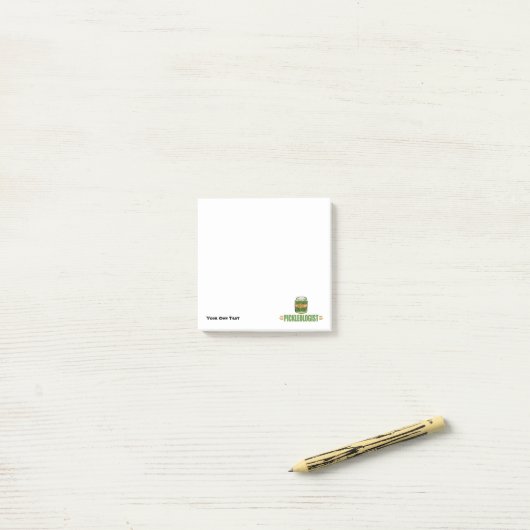 PICKLEOLOGIST Funny Pickle Lovers Post-it® Notes (Op bureau)