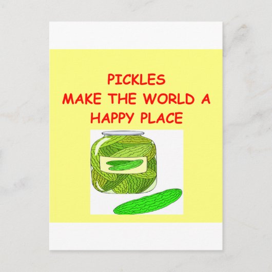 pickles briefkaart (Voorkant)