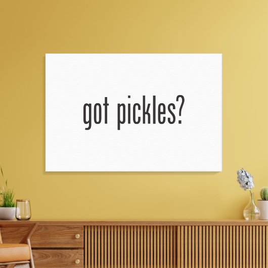 pickles canvas afdruk (Insitu (Woonkamer))