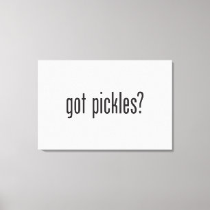 pickles canvas afdruk