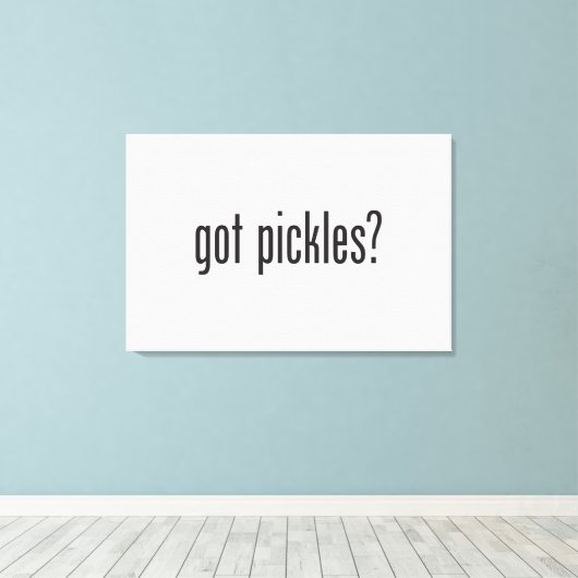 pickles canvas afdruk (Insitu (Houten vloer))
