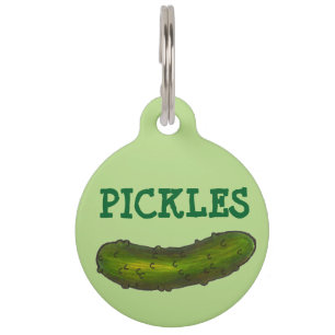 Pickles Crunchy Green Dill Pickle op maat Huisdierpenning