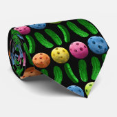 Pickles en Pickleballen - Stropdas (Opgerold)