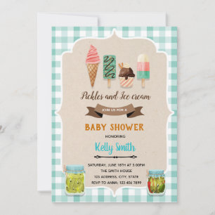 Pickles glaces douche invitation anniversaire