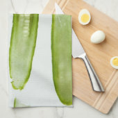 Pickles Green Theedoek (Quarter Fold)