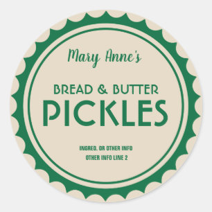 Pickles inblikpot label modern