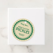 Pickles inblikpot label modern (In situ)