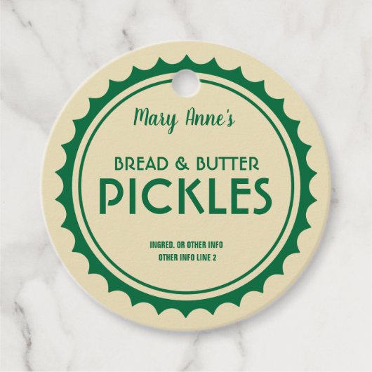 Pickles inblikpot label modern (Voorkant)