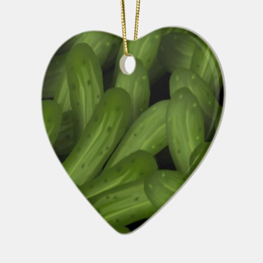 Pickles kerstversiering keramisch ornament (Links)