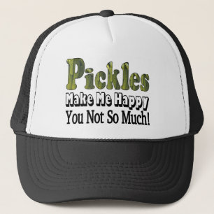 Pickles maakt me gelukkig trucker pet