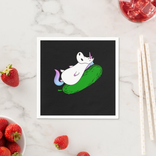 Pickles Unicorn Cucumber Gherkin Child Servet (Insitu)