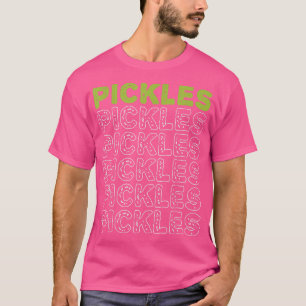 Pickles Vegan Pickle Lover Vegetable Farming Vege T-shirt