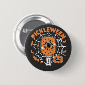 Pickleween Grappig Spooky Halloween Pickleball Spo Ronde Button 5,7 Cm (Voorkant /achterkant)