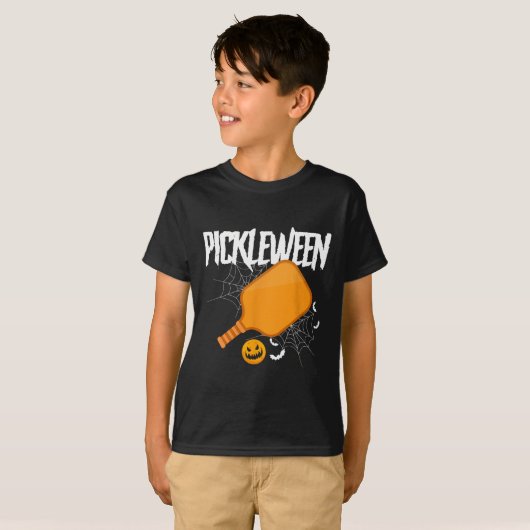 Pickleween Halloween Pickleball T-shirt (Voorkant volledig)