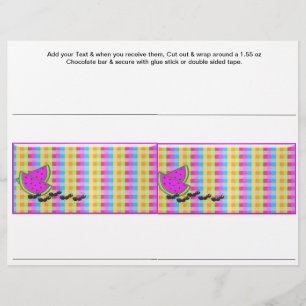 Picknick BarBQ Feest BBQ Douane Candy Bar Verpakki Flyer