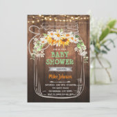 Picknick bruiloft feest uitnodiging in metselstene (Staand voorkant)