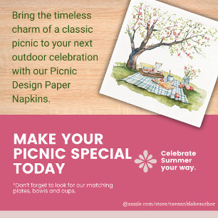 Picknick Design Papieren Servet