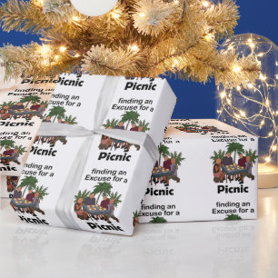 Picknick Feestelijke Picknick Uitvlucht Cadeaupapier