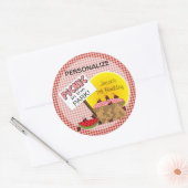 Picknick in het Park | Elke gelegenheid Ronde Sticker (Envelop)