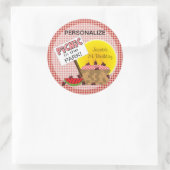 Picknick in het Park | Elke gelegenheid Ronde Sticker (Tas)