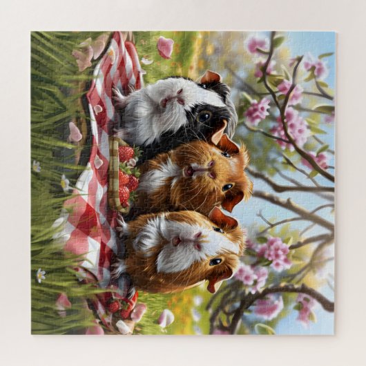 Picknick met cavia's legpuzzel (Horizontaal)
