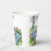 Picknick Theme Paper Cups Papieren Bekers (Rechts)