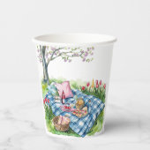 Picknick Theme Paper Cups Papieren Bekers (Voorkant)