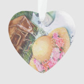 PICKNICK VAN TWEE VALENTIJN ORNAMENT (achterkant)