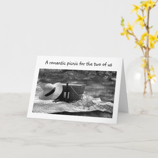PICKNICK VOOR TWEE-LAST EEN LEVEN-TO-BRUIDEGOM KAART (Gele Bloem)