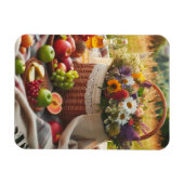 picknickcharme op het platteland magneet (Horizontaal)