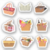 Picknickmand Stickers (Voorkant)