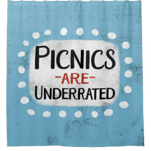 Picknicks zijn ondergewaardeerde douchegordijnen