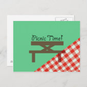 picknicktijd briefkaart (Voorkant / Achterkant)