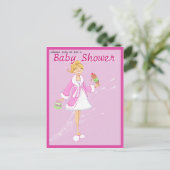 Picks & Ice Cream Baby shower carte postale (Debout devant)