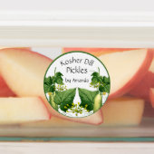 Picks Kosher Dill Concomber Étiquettes d'art (Apposé)