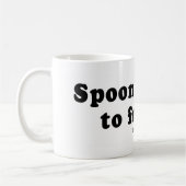 PICKUP LINES - "Spooning leidt tot forken" Koffiemok (Links)