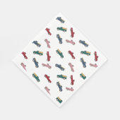 Pickup Trucks Schattigee voertuigen Auto Vervoer Servet (Hoek)