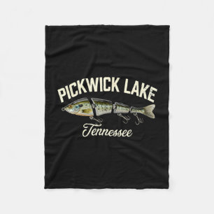 Pickwick meer tennessee buitensportteam in cool fleece deken
