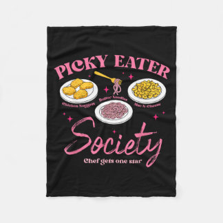 Picky Eater Society Chef Krijgt Eén Ster Kip Fleece Deken