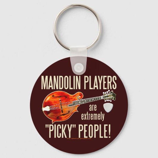 Picky Mandolinists Sleutelhanger (Voorkant)