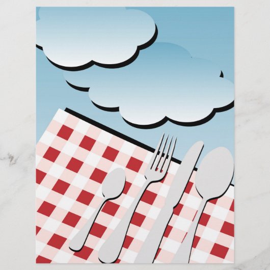 Picnic Backgroun Flyer (Voorkant)