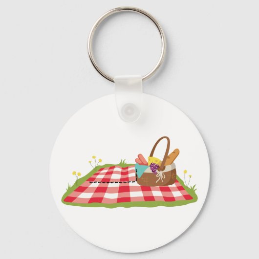 Picnic Basket Sleutelhanger (Voorkant)