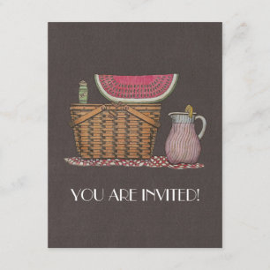 Picnic Basket & Watermeloen Kaart